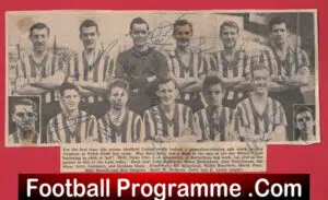 Sheffield United Football Club Multi Autographed Signed Team Picture 1959