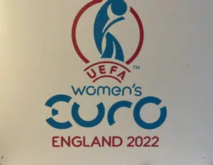 UEFA Women Euro 2022 England Lionesses Ladies Football Rare stadium Door Sign