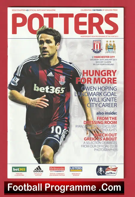 Stoke City v Manchester City 2013 - Image 2