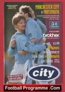 Manchester City v Portsmouth 1997