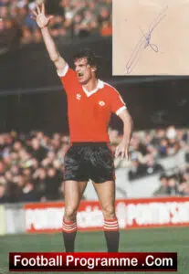 Manchester United Joe Jordan Autograph Signed Picture Man Utd