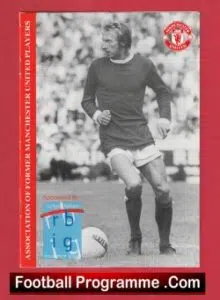 Manchester United Denis Law Menu Plus Extras Man Utd 1995