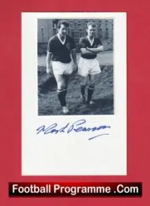 Manchester United Mark Pearson Autograph Signed – Man Utd Busby Babe