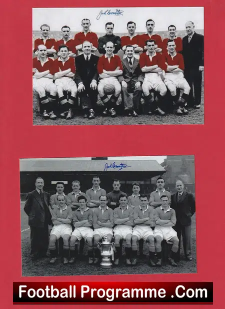 Manchester United Jack Crompton Autograph Signed Man Utd 40's - Image 3