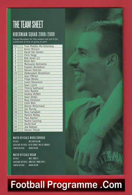 Hibernian Hibs v Middlesbrough 2008 - Pre Season Friendly + Wigan - Image 3