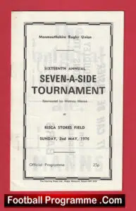 Rugby Sevens – 7’s – Seven A Side – Monmouthshire 1976
