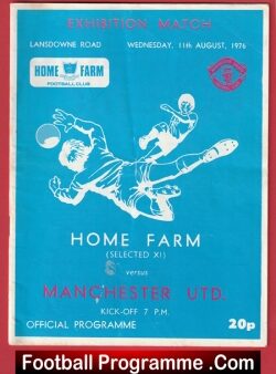 Home Farm v Manchester United 1976 – Lansdowne Road Dublin Ireland