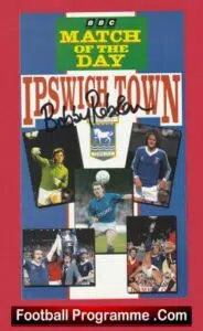 Ipswich Town Bobby Robson Signed Autograph BBC Match Of The Day