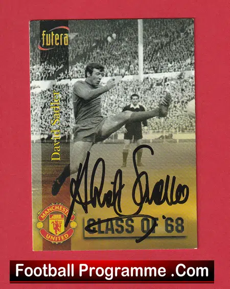 Manchester United David Sadler Autographed Futera Card - Man Utd - Image 2