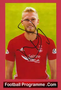 Aberdeen Dylan McGeouch Autograph Signed Picture