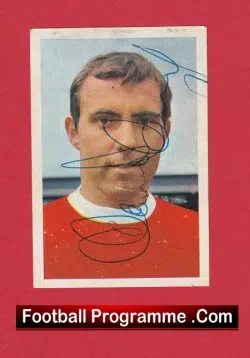 Arsenal David Court Autograph Signed Picture - football memorabilia
