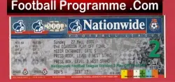 Brentford v Stoke City 2001 – D2 PlayOff Final Ticket