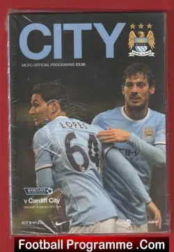 Manchester City v Cardiff City 2014 - football programme