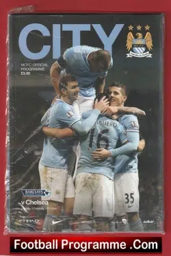 Manchester City v Chelsea 2014 - football programme