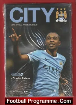Manchester City v Crystal Palace 2013 - football programme