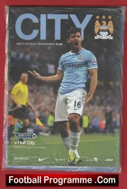 Manchester City v Hull City 2013 - football programme