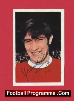 Manchester United Francis Burns Autograph Signed Man Utd Sticker
