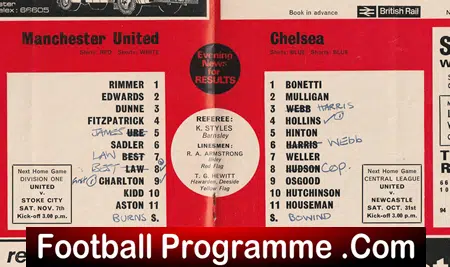 Manchester United v Chelsea 1970 - League Cup - Image 3