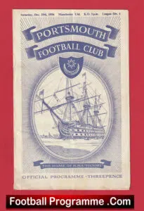 Portsmouth v Manchester United 1956 – 1950s Man Utd