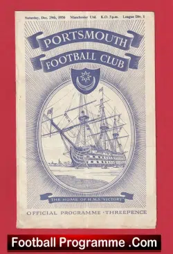 Portsmouth v Manchester United 1956 – 1950s Man Utd