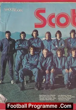 Scotland Football Team Multi Autographed Signed Team Picture 1975 - football memorabilia