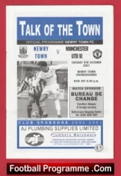 Newry Town v Manchester United 2001 – Friendly Match Northern Ireland