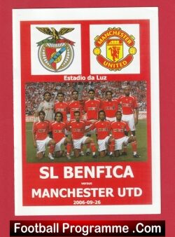 Benfica v Manchester United 2005 – Pirate Programme 2