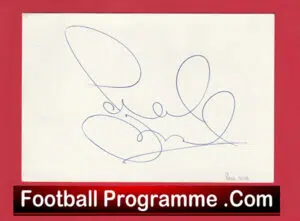 Manchester United Paul Ince Autograph Card Man Utd 89/95