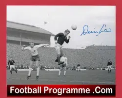 Manchester United Denis Law Autograph Photograph Man Utd