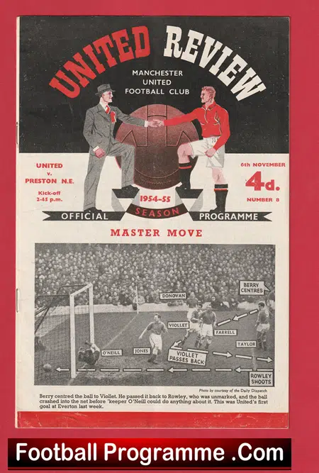 Manchester United v Preston 1954 - Man Utd v PNE 54 - Image 2