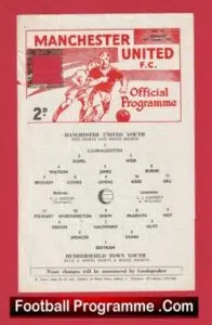 Manchester United v Huddersfield Town 1967 – Youth Game