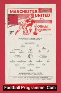 Manchester United v Huddersfield Town 1967 – Youth Game