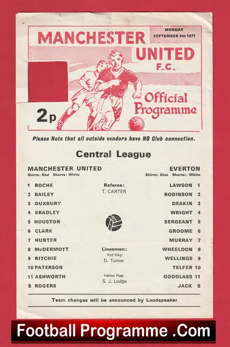 Manchester United v Everton 1977 - Reserves Game - Image 2