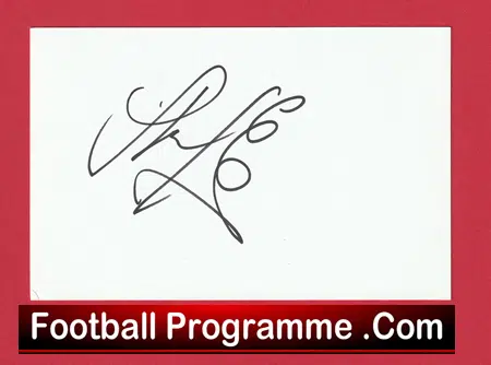 Manchester United Steve McClaren Autograph Signed Man Utd Assistant coach - Image 2