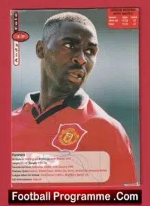 Manchester United Andy Cole Autograph Signed Picture Man Utd