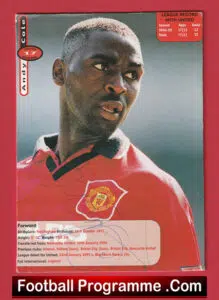 Manchester United Andy Cole Autograph Signed Picture Man Utd