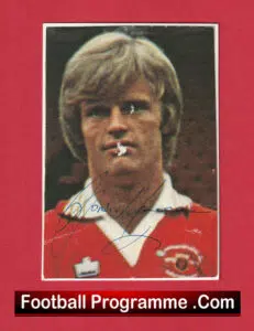 Manchester United Gordon McQueen Autograph Signed Man Utd 1978 – 1985