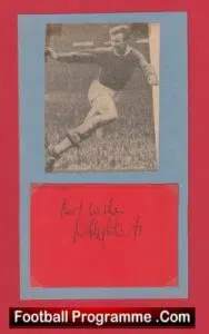 Manchester United Nobby Lawton Autograph Signed Man Utd 1960 – 1963