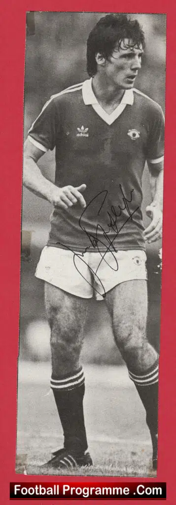 Manchester United Frank Stapleton Autograph Signed Man Utd 1981 – 1987