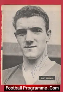 Manchester United Bill Foulkes Autograph Signed Man Utd 1950 – 1971