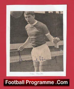 Manchester United David Herd Autograph Signed Man Utd 1961 – 1968