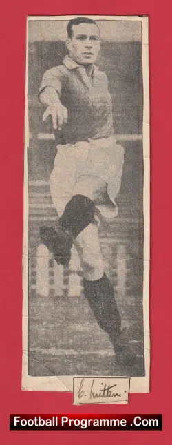 Manchester United Charlie Mitten Autograph Signed Man Utd 1946 – 1950