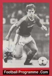 Manchester United Mark Hughes Autograph Signed Man Utd 1980 – 1986 – 1995