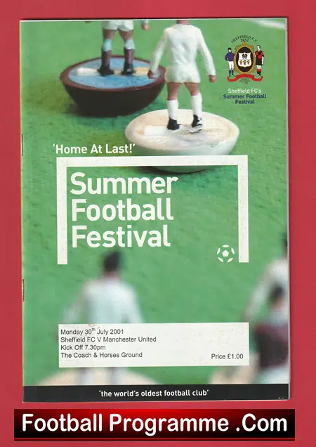 Sheffield FC v Manchester United 2001 - Summer Festival Man Utd - Image 2