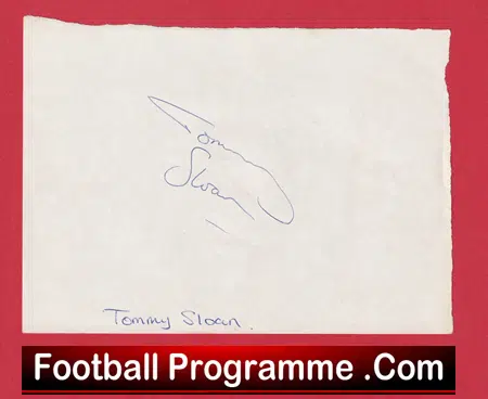 Manchester United Tommy Sloan Autograph Man Utd 1978 - 1982 - Image 2