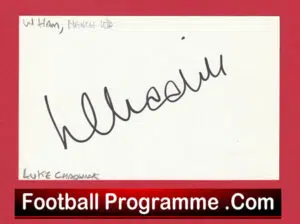 Manchester United Luke Chadwick Autograph Man Utd 1999 – 2004