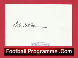 Manchester United Brian McClair Autograph Man Utd 1987 – 1998