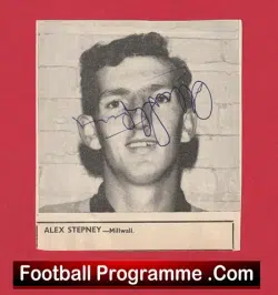Manchester United Alex Stepney Autograph Man Utd 1966 – 1978