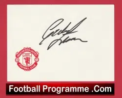 Manchester United Gordon Strachan Autograph Man Utd 1984 – 1989