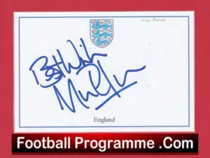 Manchester United Mike Phelan Autograph Signed Man Utd 1989 – 1994